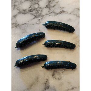 Vintage Heinz 57 Green Pickle Lapel Pins Set of 5